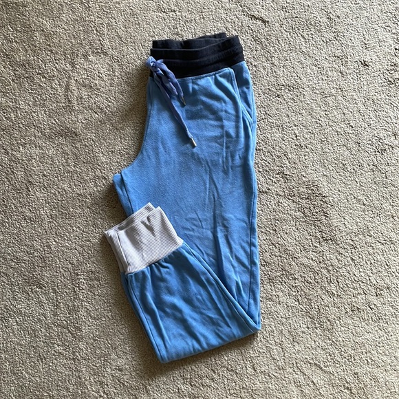 Sundry. Color block sweatpants. blue. Size 0. Small or x-small. - Picture 9 of 9